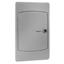 Havells QVE-PLUS EURO-II 4 Way TPN Double Door Regal Grey Common Distribution Board, DSSDBX0254