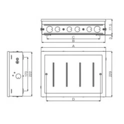 Havells QVE-PLUS EURO-II 16 Way SPN Single Door Regal Grey Common Distribution Board, DSSDBX0249 -Moglix 5fYHiRhtQbINU xxlarge