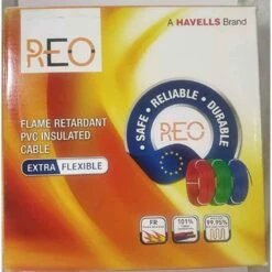 Havells Reo FR PVC 90m 2.5 Sqmm Single Core Green Copper Insulated Cable, WRFFDN-A12X5 -Moglix 8egWf680IVFl3 xxlarge