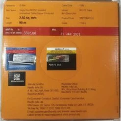 Havells Reo FR PVC 90m 2.5 Sqmm Single Core Green Copper Insulated Cable, WRFFDN-A12X5 -Moglix MHX8mpJehugA8 xxlarge
