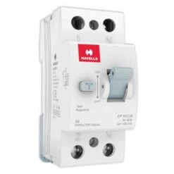 Havells 40A 100mA 2 Pole AC Type DP RCCB, DHRGCTDF100040
