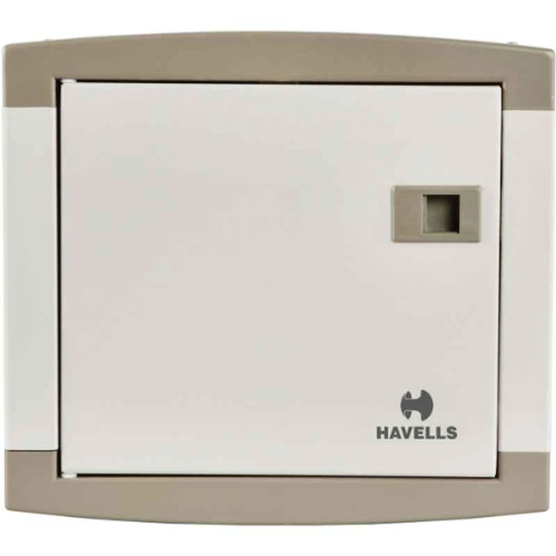 Havells QVE Series 16 Way Grey Metal SP&a;N Double Door Distribution Board, DHDPSHODRW16 3 Havells QVE Series 16 Way Grey Metal SP&a;N Double Door Distribution Board, DHDPSHODRW16
