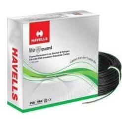 Havells Flame Retardant Low Smoke Halogen Cable Black 90 M 1 Sq.mm