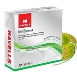Havells Flame Retardant Low Smoke Halogen Cable Yellow 180m 2.50 Sq.mm