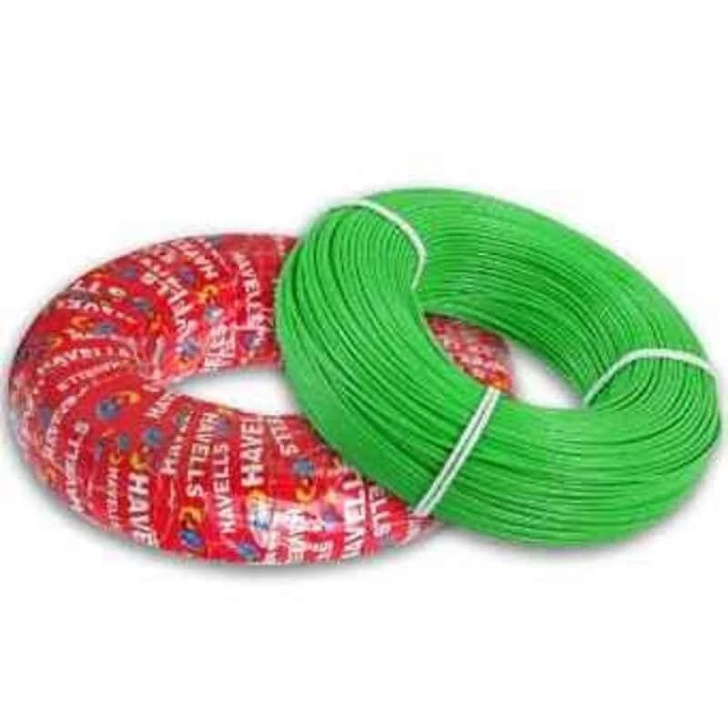 Havells 4 Sqmm Green Life Line Plus Single Core HRFR PVC Insulated Flexible Cables, WHFFDNGA14X0, Length: 90 M 6 Havells 4 Sqmm Green Life Line Plus Single Core HRFR PVC Insulated Flexible Cables, WHFFDNGA14X0, Length: 90 M - Image 4